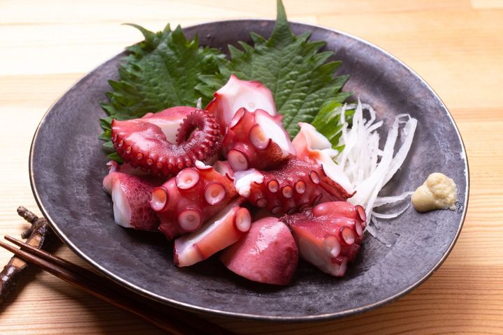 タコの刺身