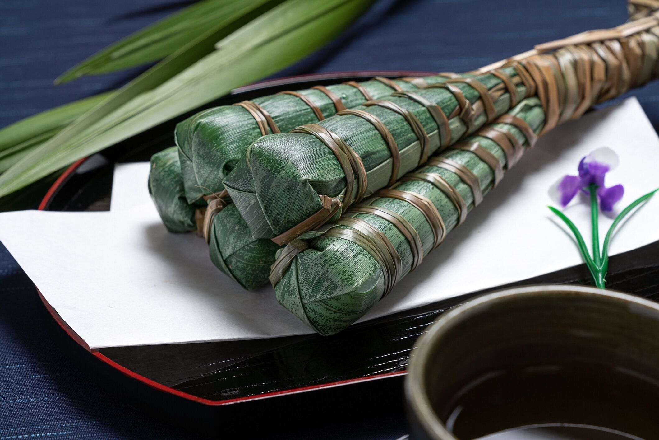 日本のお餅「チナキ」。5月の日本の季節祭りのイメージ。