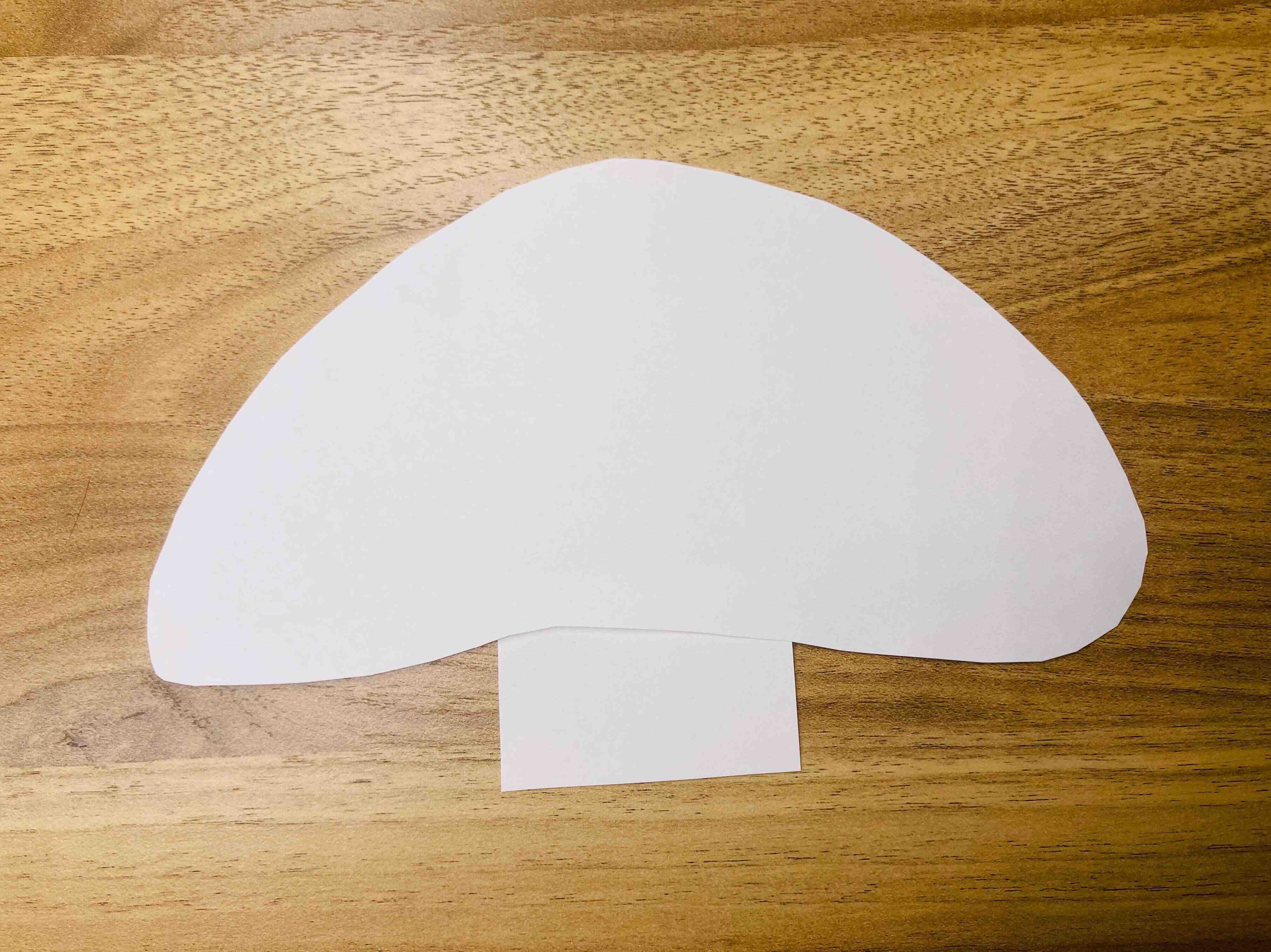 デカルコマニー　きのこ　やりかた1