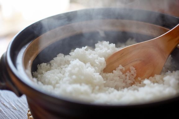 土器鍋ご飯。