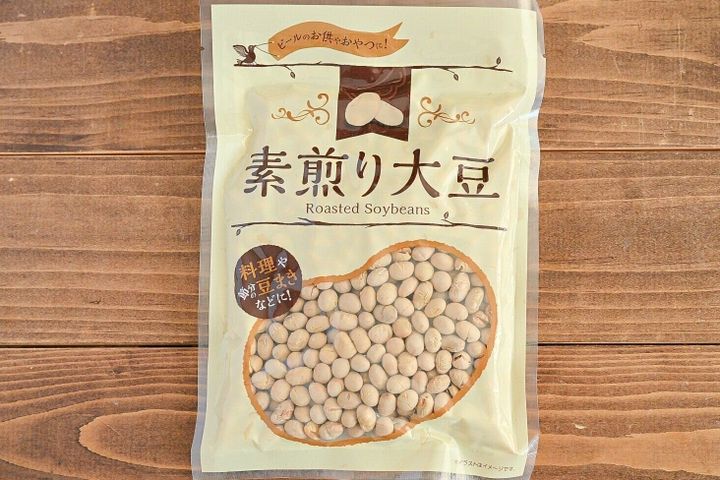 業務スーパーで販売されている「素煎り大豆」