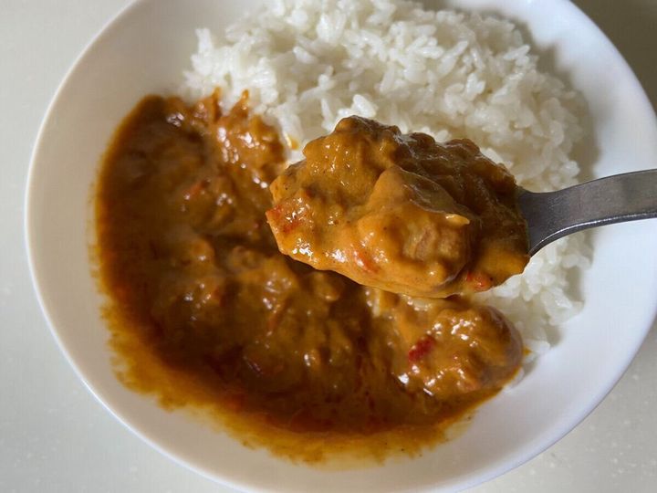 スプーンですくう