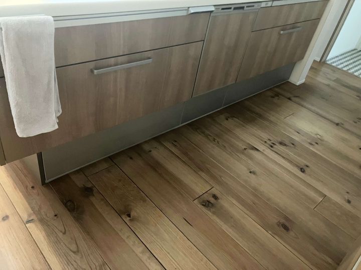 キッチンマット敷いていません