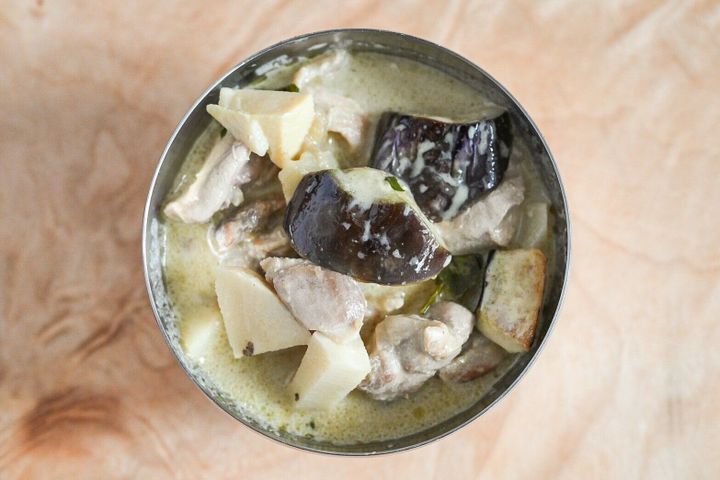 完成したグリーンカレー