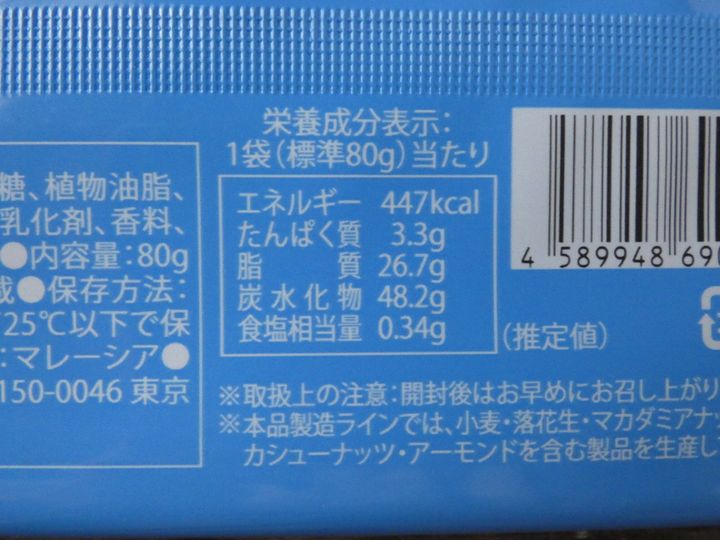 栄養成分表示