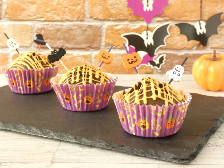 直前でも間に合う 100均材料でつくるハロウィンカップケーキ サンキュ Style 直前でも間に合う 100均材料でつくるハロウィンカップケーキ サンキュ Style