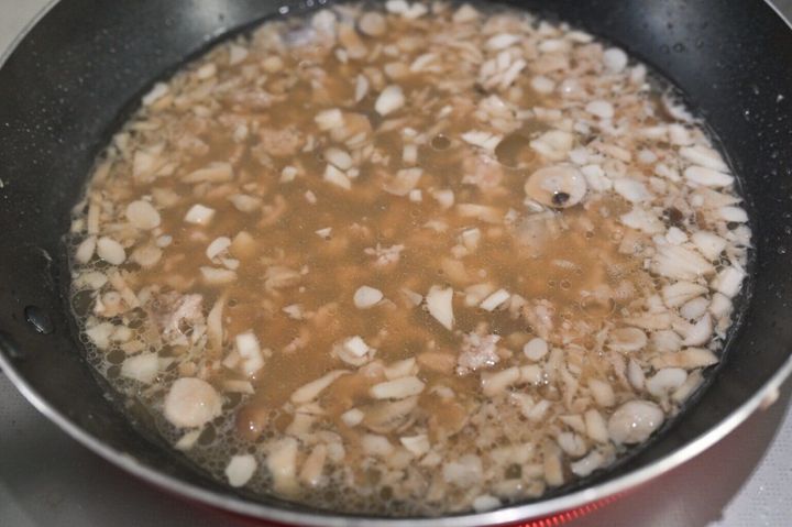 作成途中のカオトム風茶漬けの素