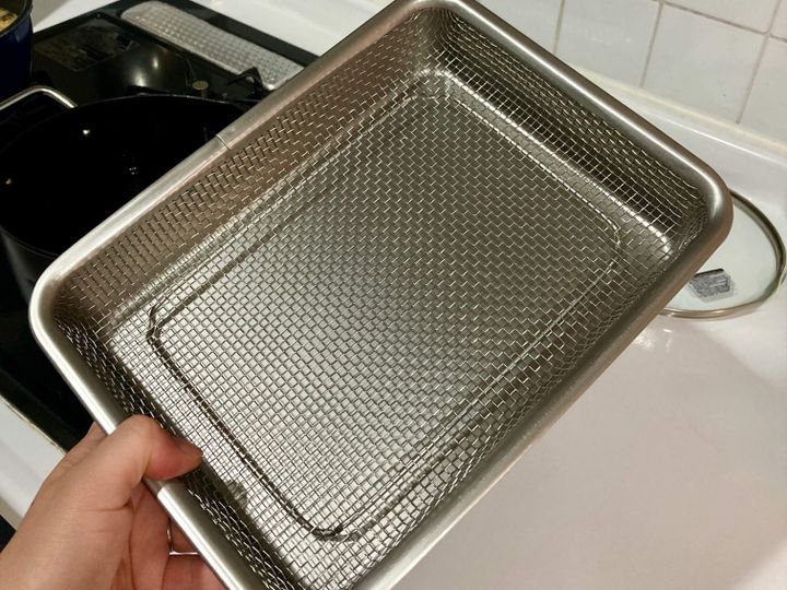 無印良品のステンレスバットとステンレスメッシュトレー