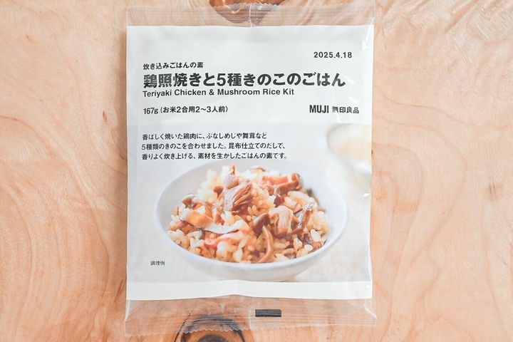 鶏照焼きと5種きのこのごはん