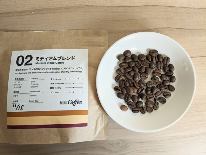 無印良品「MUJI Coffee」02ミディアムブレンド