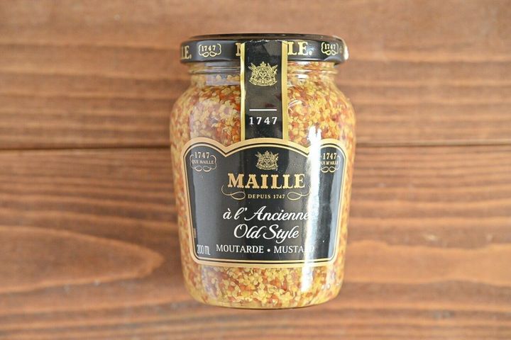 「MAILLE 種入りマスタード」のパッケージ
