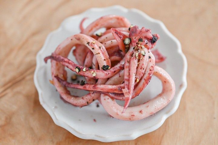 いかのレモンバター炒め