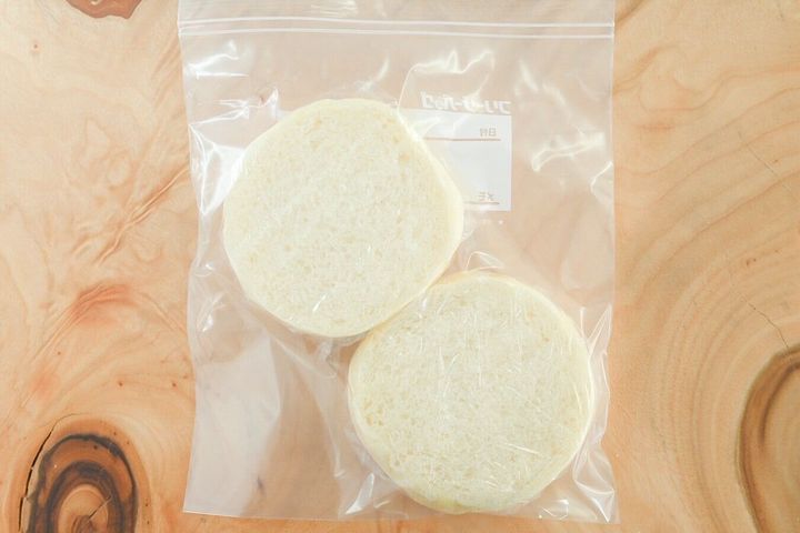 冷凍したイングリッシュマフィン