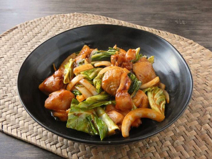 お肉に漬けて焼くだけ「ダッカルビ」