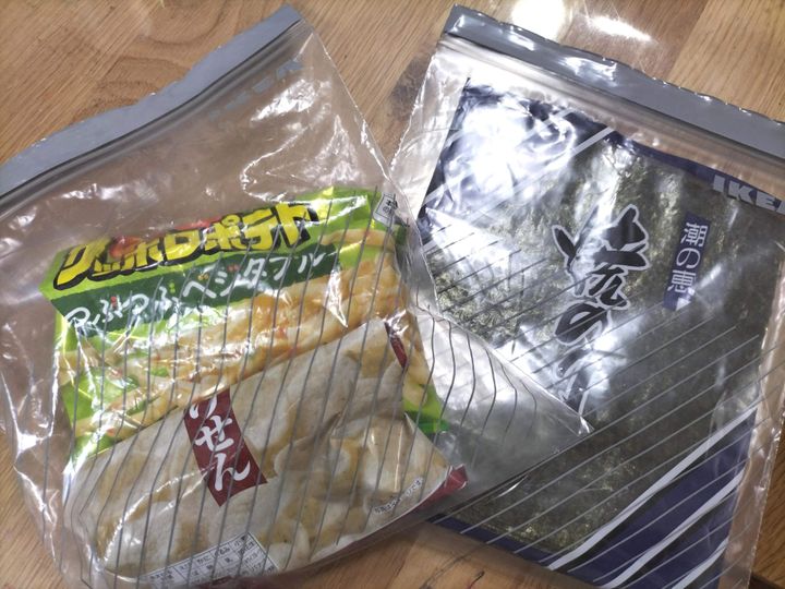 ジップロック お菓子 ゴキブリ対策