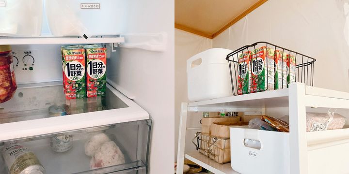 冷蔵庫&ラックへ