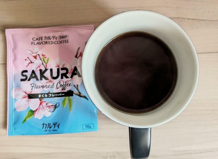 カフェカルディドリップ「さくらフレーバーコーヒー 1p」