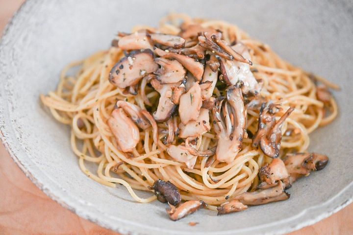 きのこのパスタ