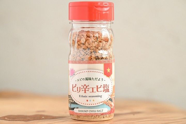 ピリ辛エビ塩のパッケージ