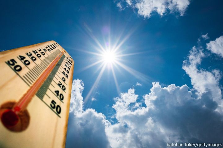 夏の日の温度計