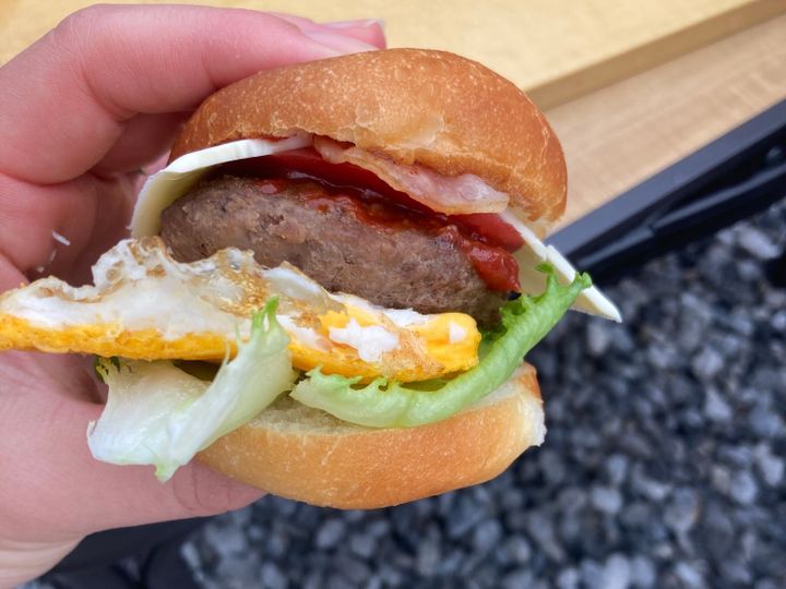 手作りハンバーガー