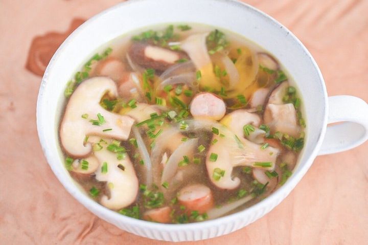 パセリの茎のスープ