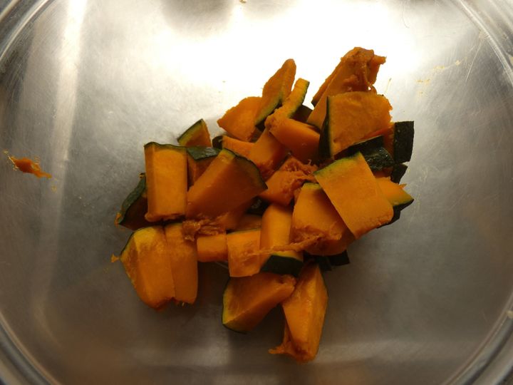 ベーコンとかぼちゃのサラダ