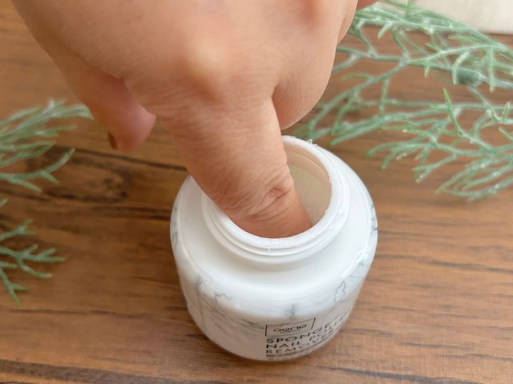 ダイソー スポンジネイルオフリムーバー ズボラ 簡単