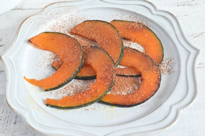 かぼちゃのシナモンパウダーがけ