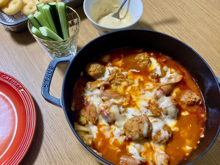 ロールしないキャベツと胡瓜スティック