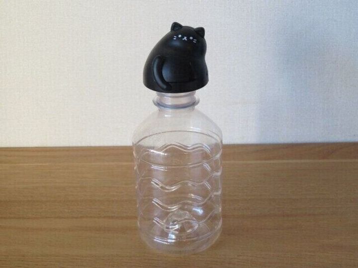 ペットボトルと猫