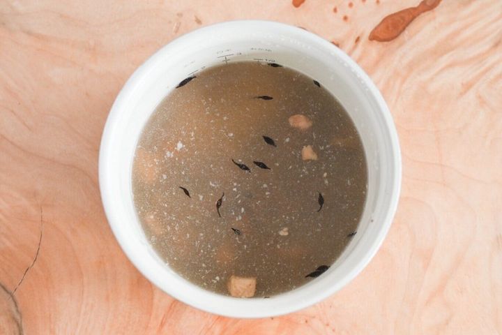 炊飯前の沖縄風豚角煮ごはん