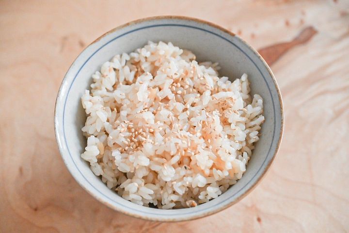 鮭ハラスと舞茸のごはん