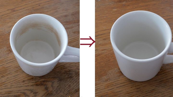 茶渋を落とす