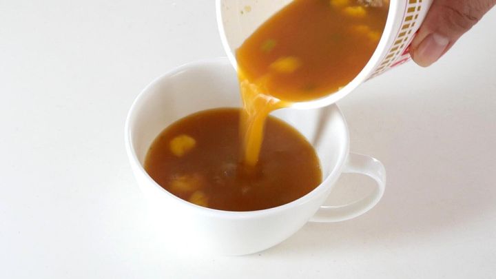 カップヌードル茶碗蒸し