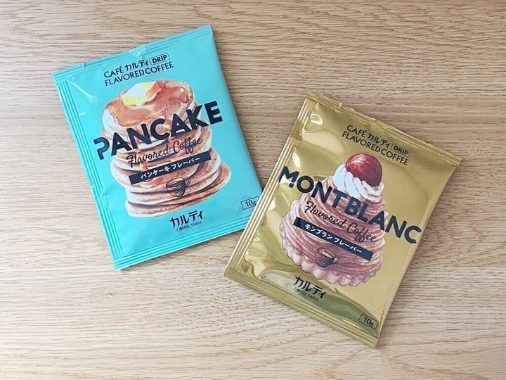 ドリップコーヒーパンケーキフレーバー ドリップコーヒーモンブランフレーバー
