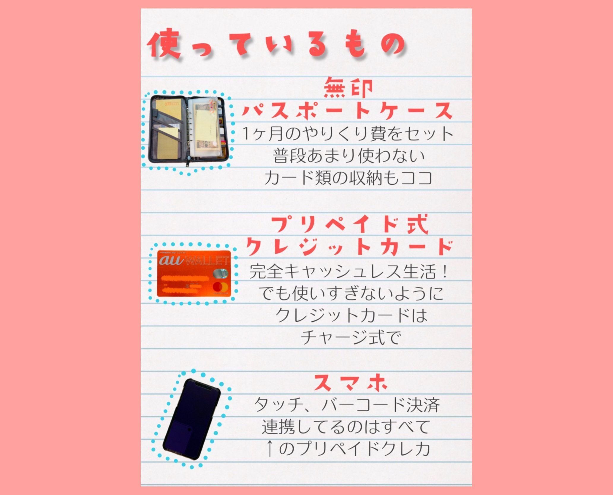 チャージ式家計管理