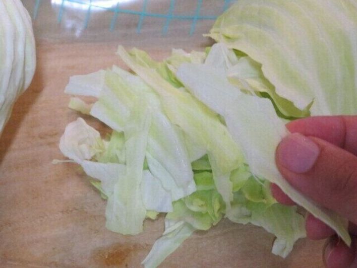 キャベツはちぎって冷凍