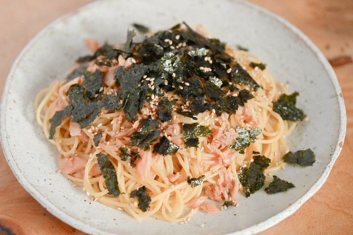 鮭パスタ