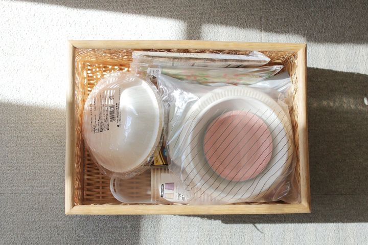 カゴ収納