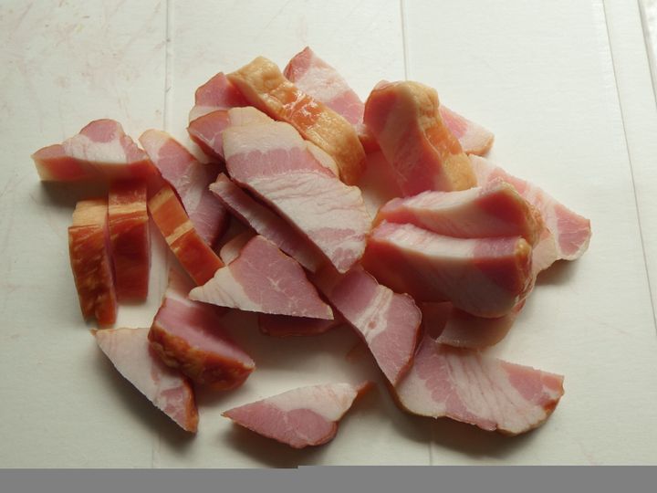 ベーコンとかぼちゃのサラダ