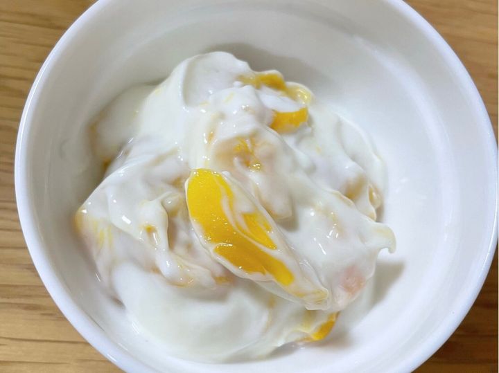 ドライマンゴーだったとは思えないほどの断面!