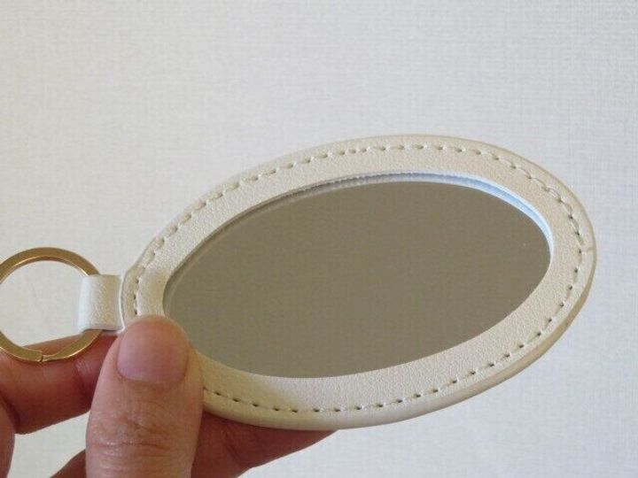 裏側には小さなミラーも
