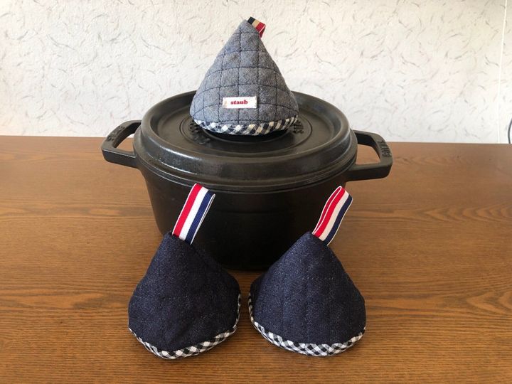 可愛いのに実用的 三角鍋つかみの作り方 サンキュ Style 可愛いのに実用的 三角鍋つかみの作り方 サンキュ Style