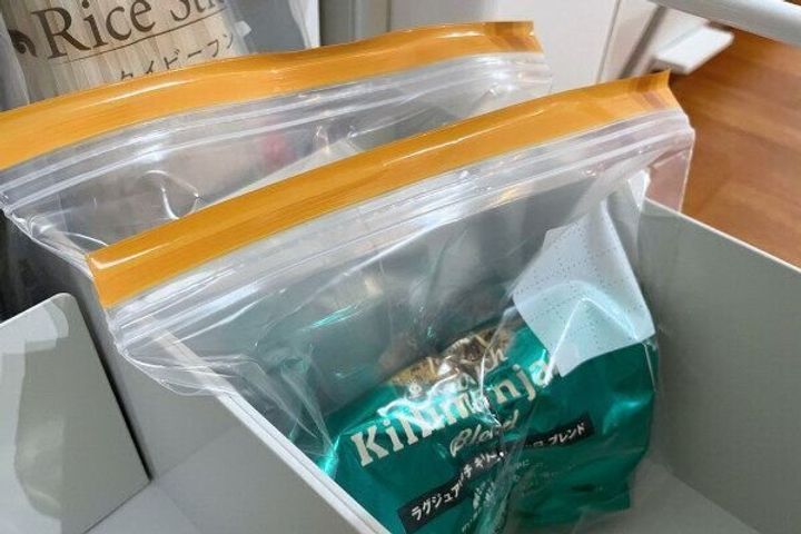 乾物食品の保管使用例
