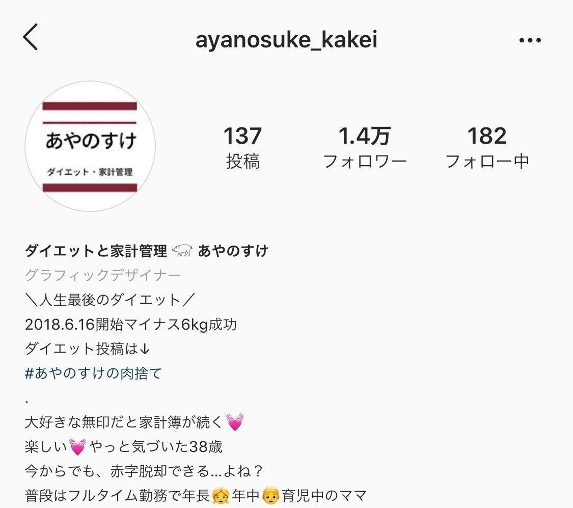Instagram　@ayanosuke_kakei