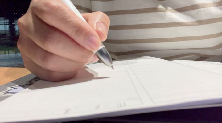 今日の振り返りをする