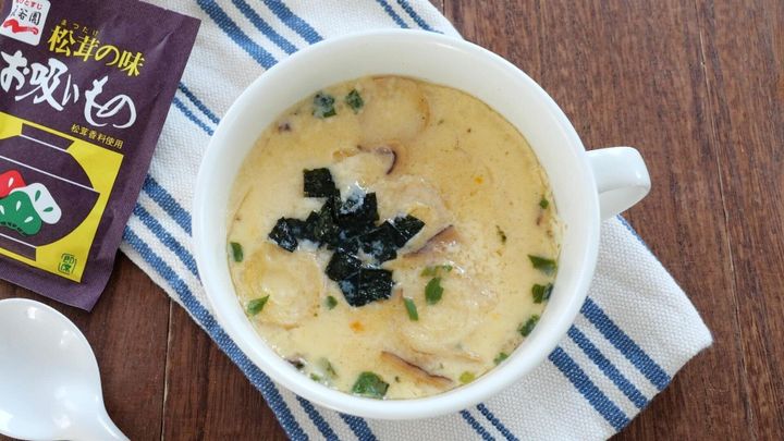 お吸いものの素で作る茶碗蒸し