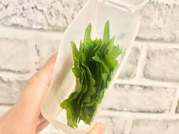 約10枚の大葉が入る