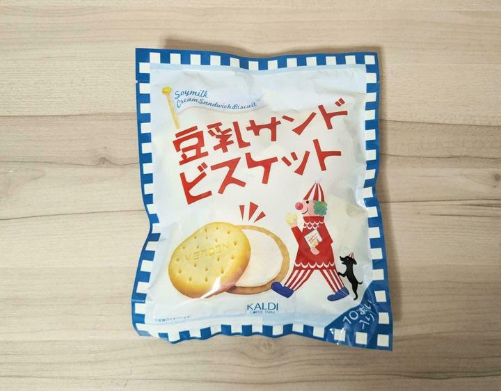 カルディ 豆乳サンドビスケット